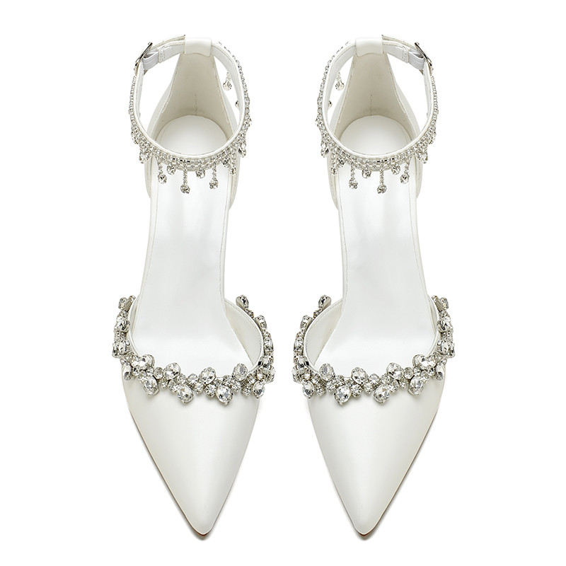 closed toe bridal shoes