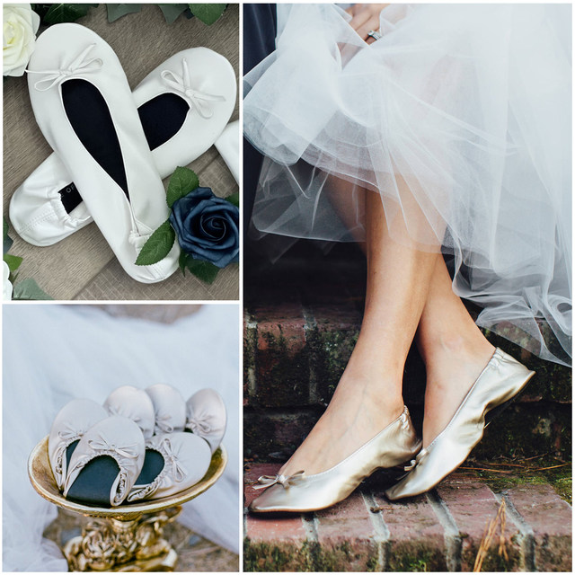 bridal ballet shoes